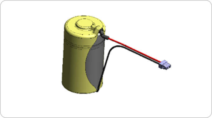 lead wire type cell